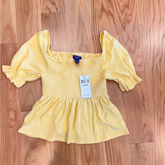 NWT Ralph Lauren Polo Girls Shirt Size M - Picture 2 of 2